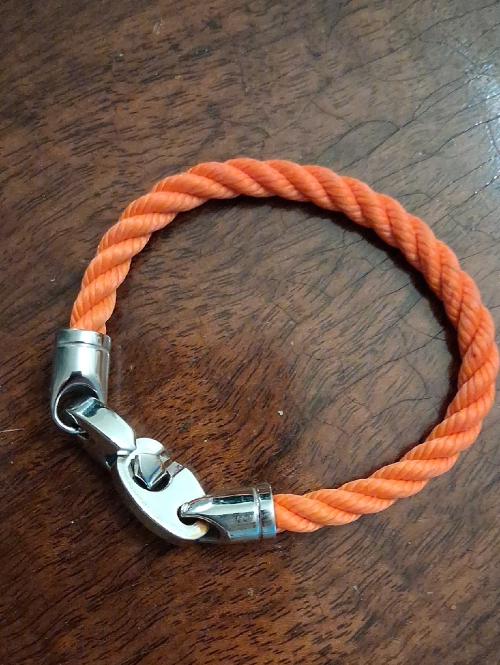Womens GUCCI Orange Rope Bracelet